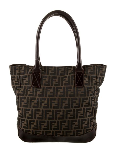 fendi handtasche canvas|Fendi tote bag.